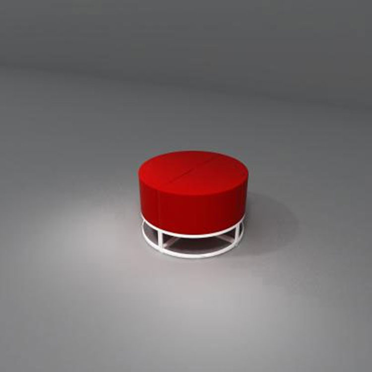 tapicerowany podnóżek ze schowkiem